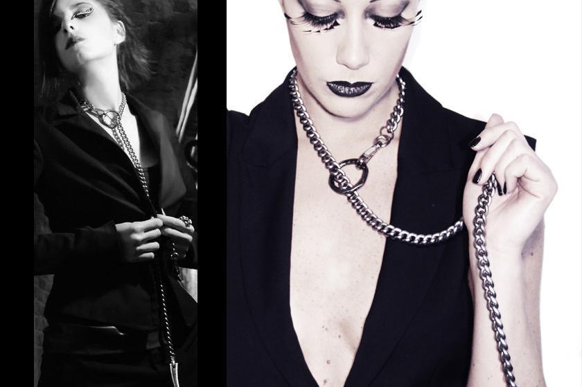 Sansa Stark Leash Necklace goes Cyberpunk