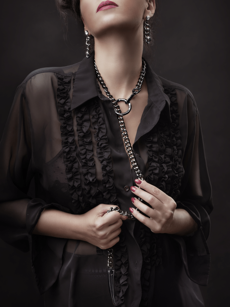 FORBIDDEN Necklace - All Gunmetal