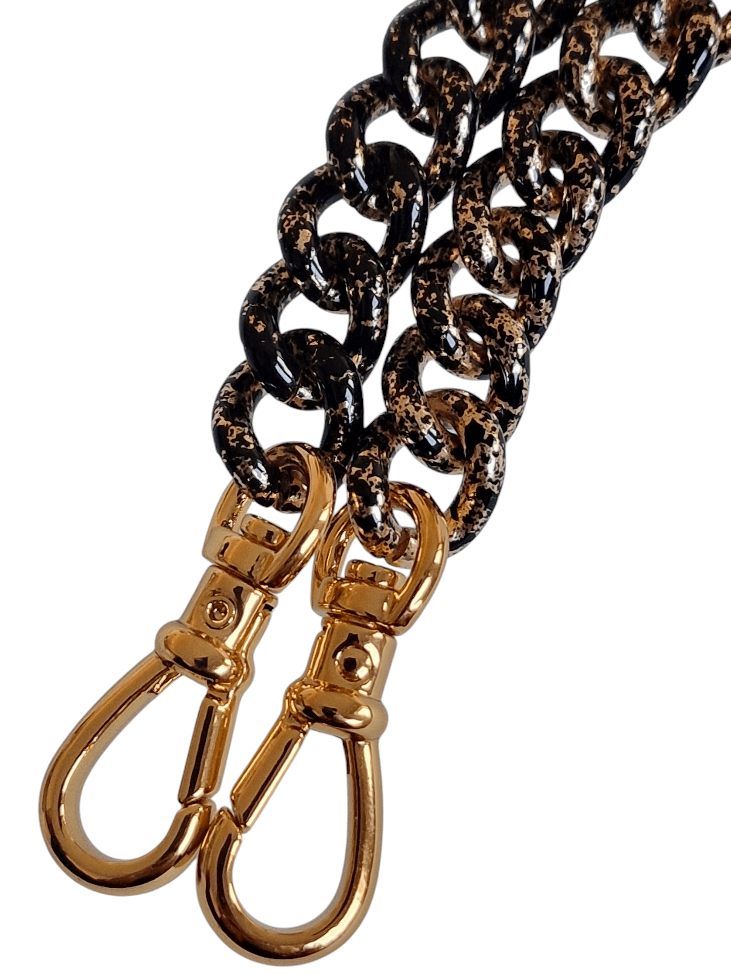ART PHONE CHAIN - Black on Gold (Last Ones)