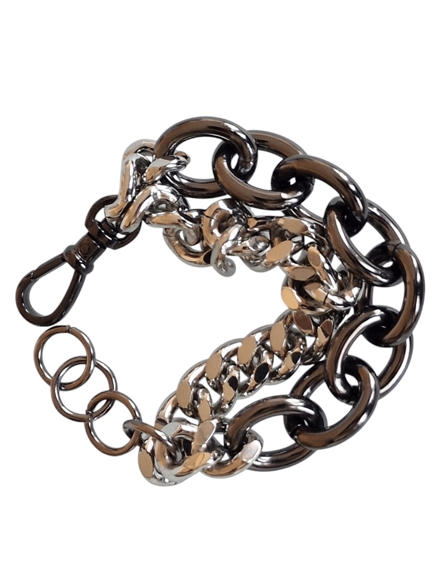 FORSAKEN Bracelet - Gunmetal & Silver (Last Ones)