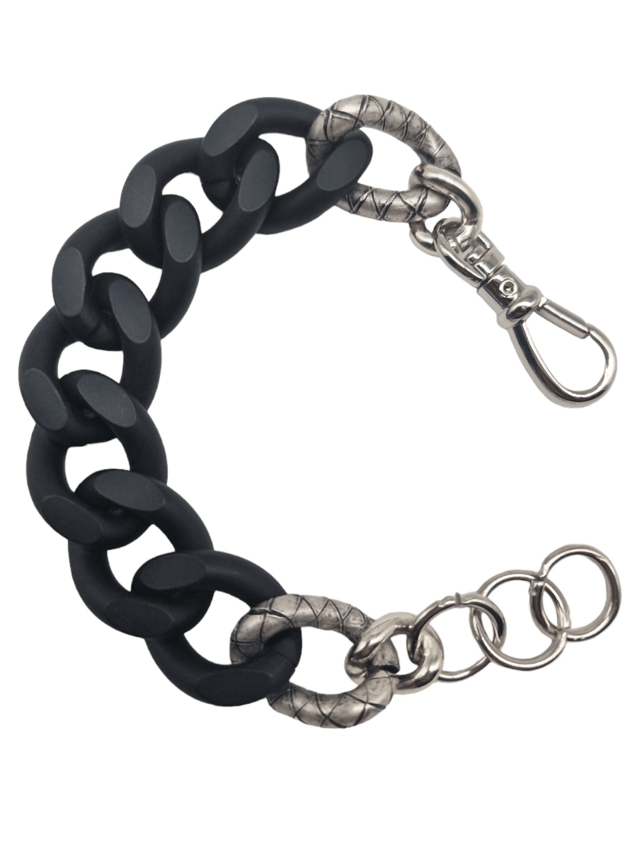 black matte maxi chain bracelet