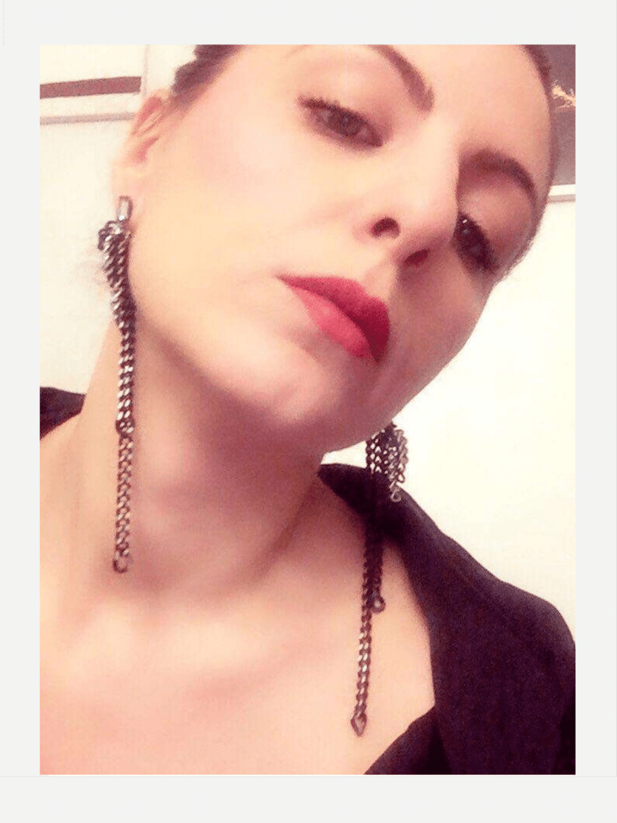 COMET Chain Earrings - Black & Silver - Shop statement & Gothic jewelry for men & women online | Finerblack Jewelry