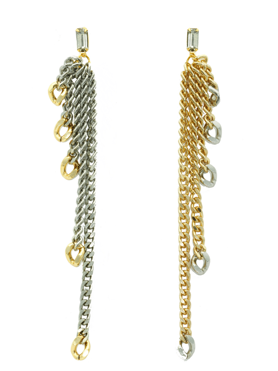 Colorful Mismatched Statement Earrings