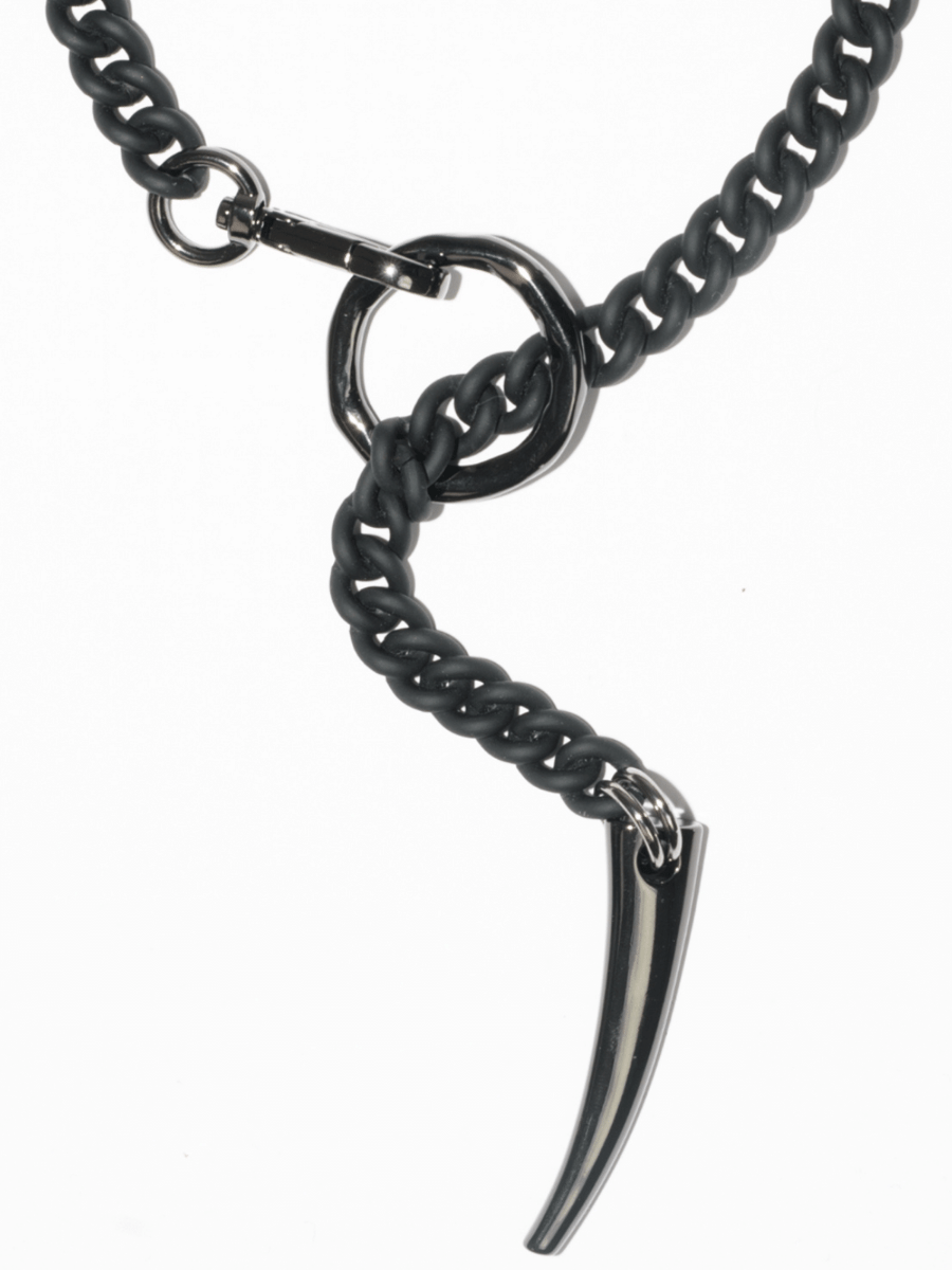 FORBIDDEN Necklace - Black Matte