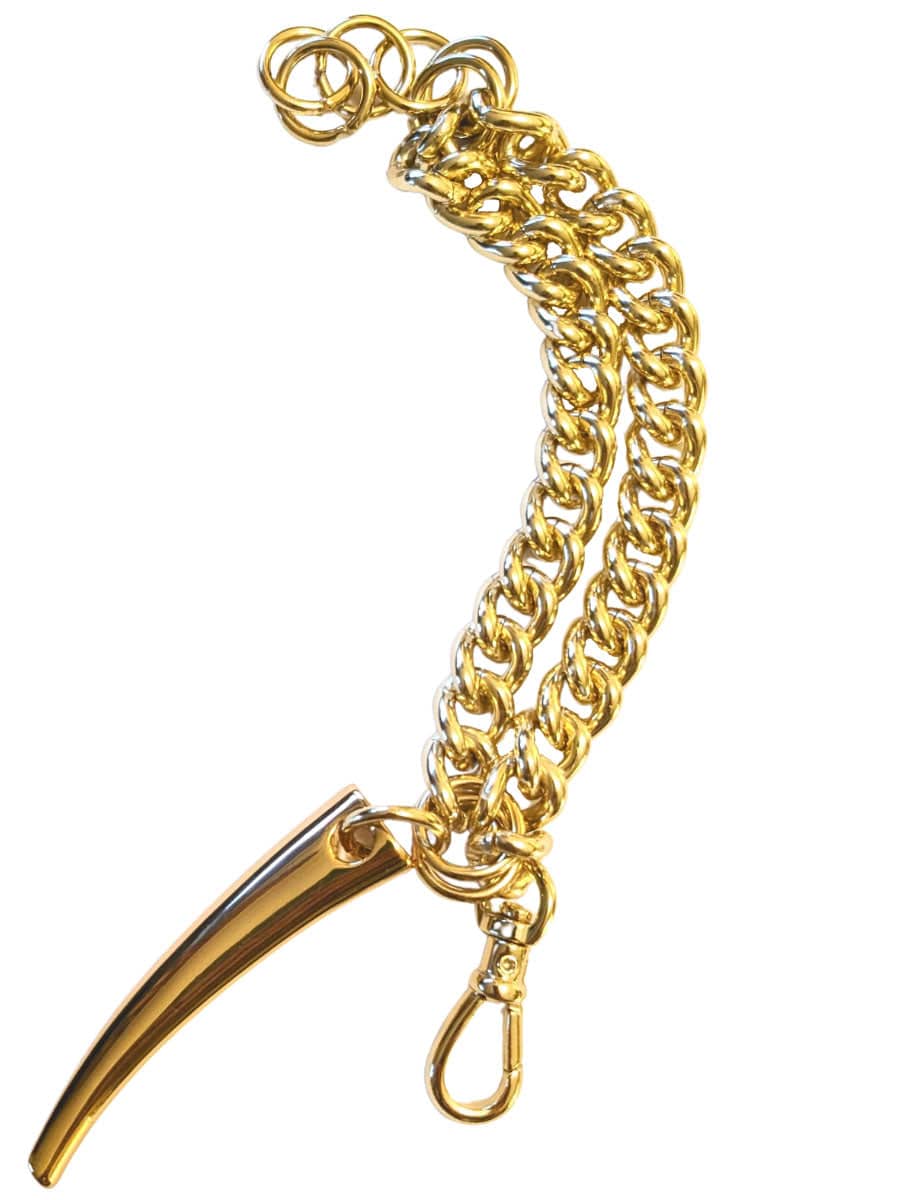 gold chain claw bracelet
