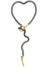 FORBIDDEN Necklace - Gunmetal & Gold