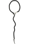 NEW! FORBIDDEN Necklace - Black Gloss & Silver