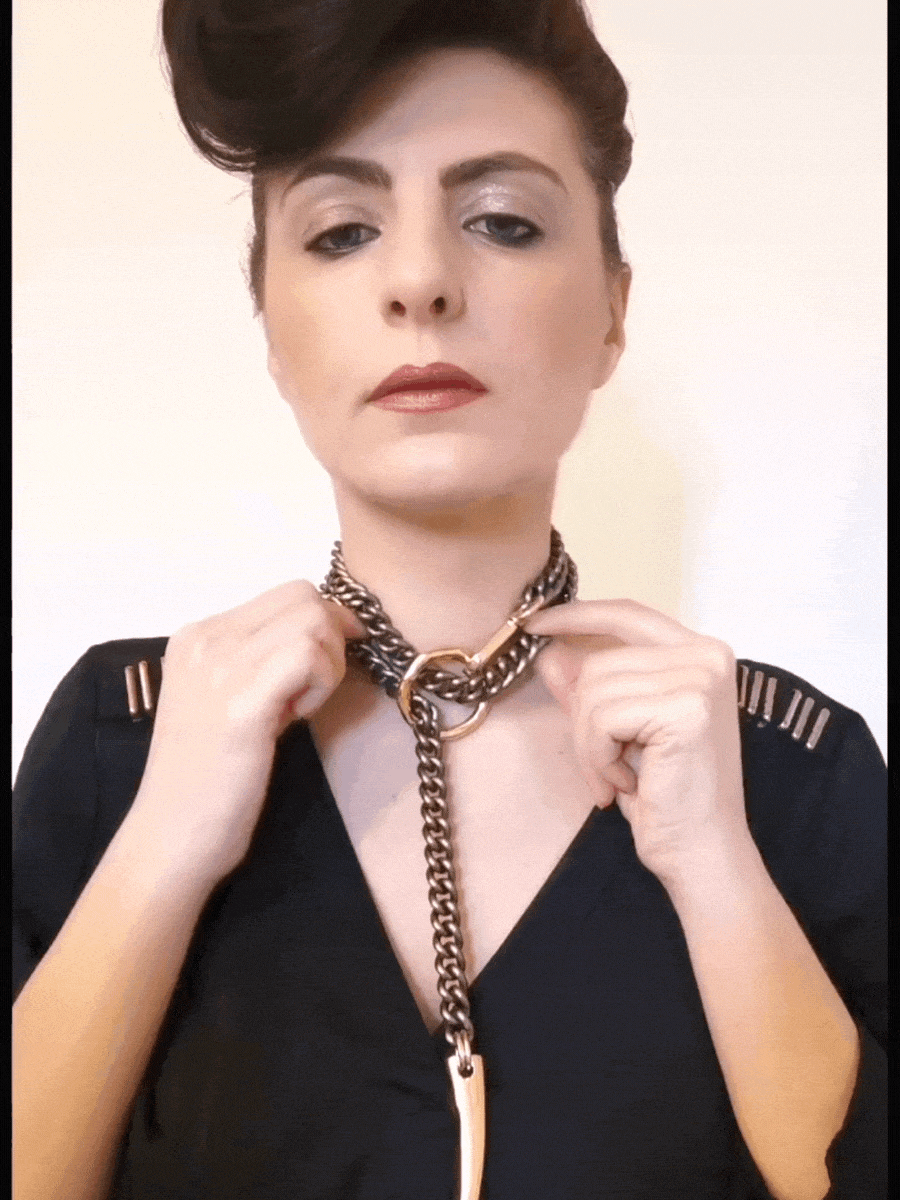 NEW! FORBIDDEN Necklace - Vintage & Gold - Limited Edition