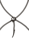 gunmetal wrap around body chain