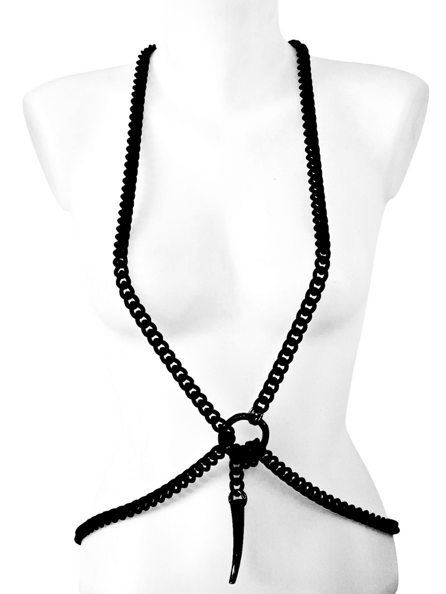 FORBIDDEN Body Chain black color