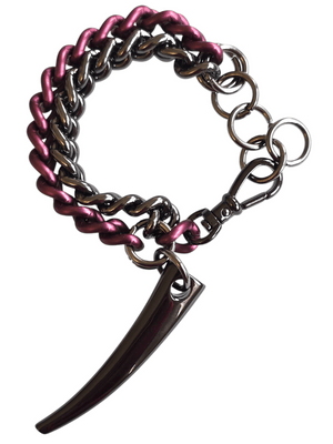 westwood style 2 layered chain bracelet