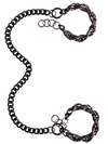 gothic sexy rope chain cuffs set