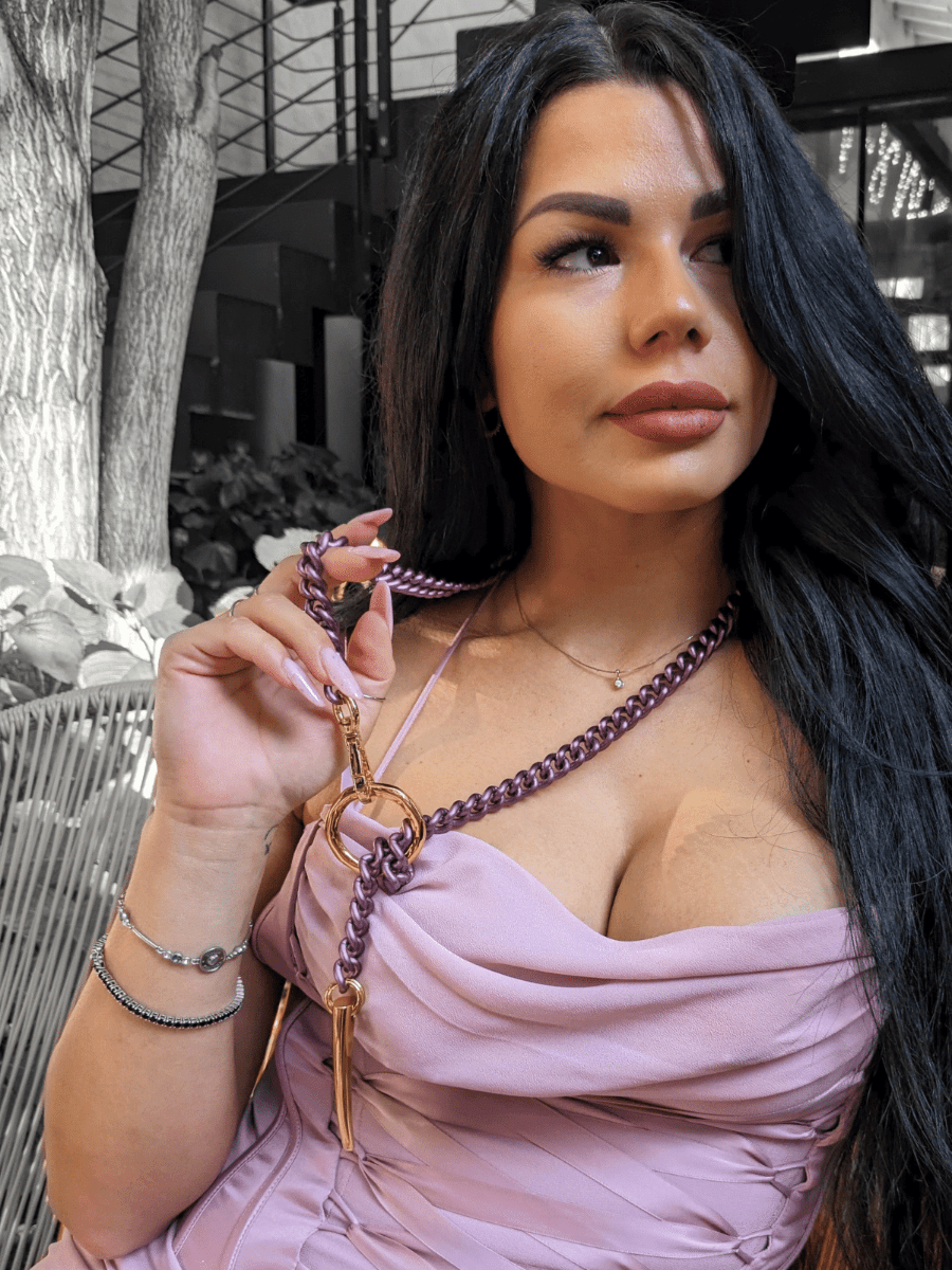FORBIDDEN Necklace - Lilac Gold - Limited Edition