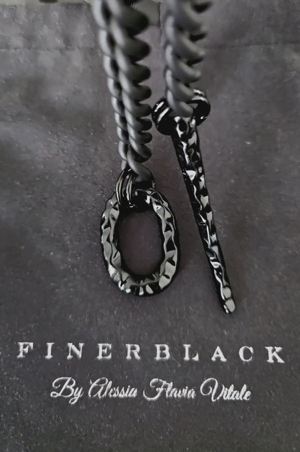 OBSIDIAN Necklace - Two Blacks (Limited Edition)