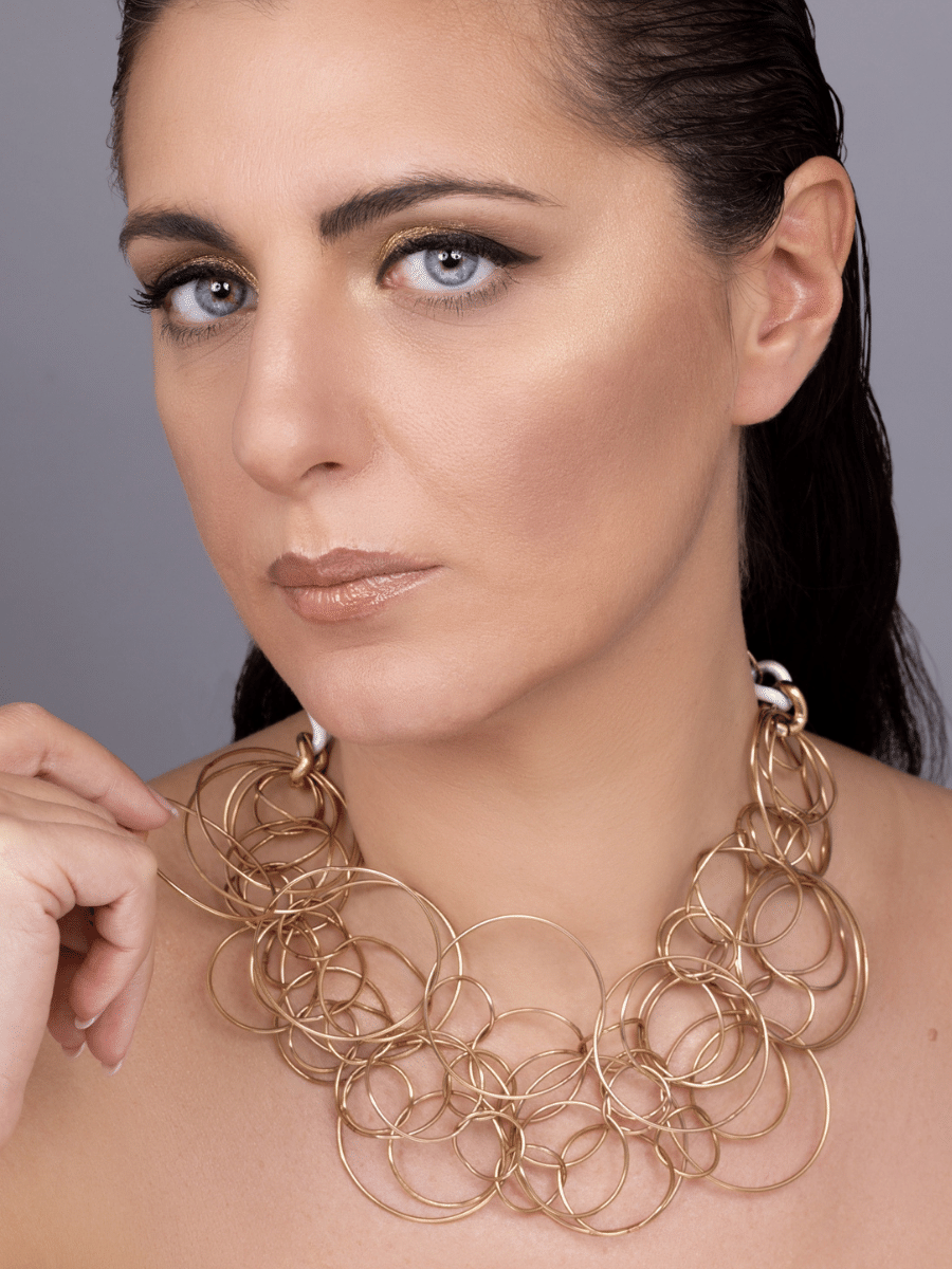 FILIGREE Multi Ring Bib Necklace - Gold - Shop statement & Gothic jewelry for men & women online | Finerblack Jewelry