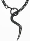 FORBIDDEN Y Chain Necklace BLACK MATTE - Shop statement & Gothic jewelry for men & women online | Finerblack Jewelry