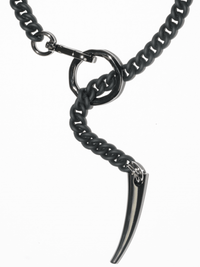 Thumbnail for FORBIDDEN Y Chain Necklace BLACK MATTE - Shop statement & Gothic jewelry for men & women online | Finerblack Jewelry