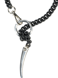 Thumbnail for FORBIDDEN Y Chain Necklace BLACK MATTE - Shop statement & Gothic jewelry for men & women online | Finerblack Jewelry